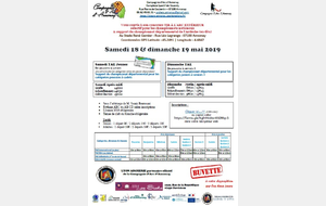 Concours TAE Annonay 18 &19 mai 2019