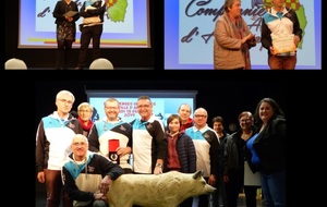 Hervé  Sushi  Souchière & Lucien Gerbaulet récompensés par la Ville d'Annonay